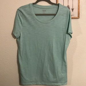 Scooped neck T-shirt